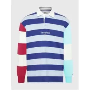 Tommy Jeans Tjm Skater Novel Rugby - Blue
