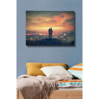 Kanvas Tablo (70 x 100) - 57 Multicolor Decorative Canvas Painting