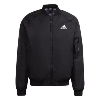 adidas D11 Bomber Jacket Mens - Black / Orbit Violet