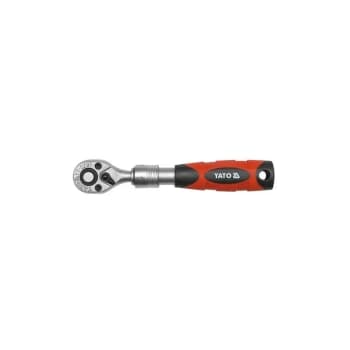professional heavy duty telescopic ratchet handles 1/4' (YT-0297) - Yato