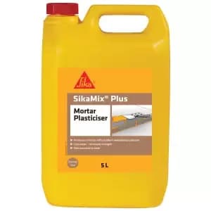Sika Mix Plus Mortar Plasticiser Admixture - 5L