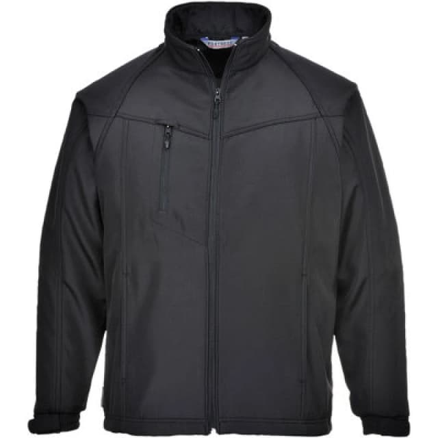 Portwest Oregon Mens Softshell Jacket TK40BKR4XL Colour: Black