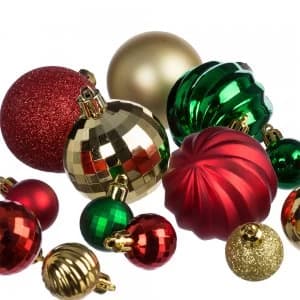 Robert Dyas 55 Piece Bauble Pack - Festive