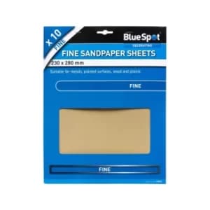 10 Piece Fine Sandpapers