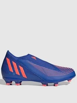 adidas Junior Predator Laceless 20.3 Firm Ground Football Boots - Blue Size 1