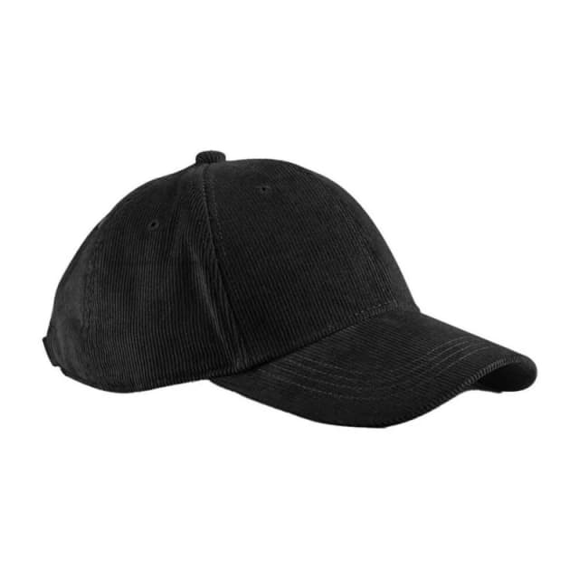 Beechfield Beechfield Men EarthAware Cord Baseball Cap in Black One Size Male 5063693934323