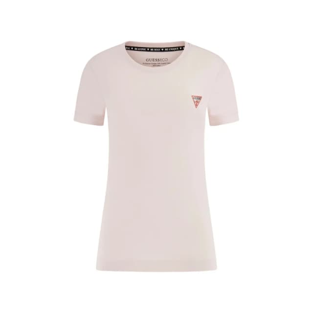 Guess T-Shirt round neck woman Guess Mini Triangle Rose Female XL