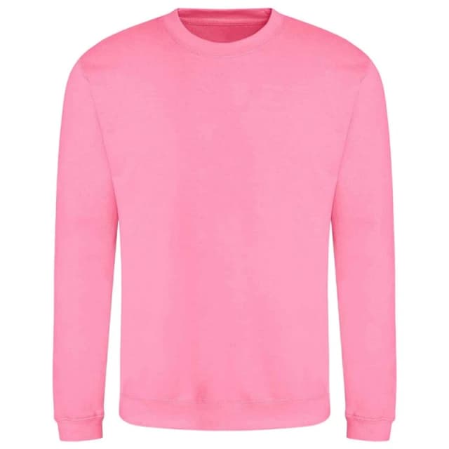 AWDis AWDis Men Just Hoods Sweatshirt in Pink Size: X-Small Pink XS Male 5063527329066