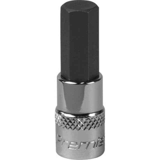 Loops 8mm Forged Hex Socket Bit - 1/4" Square Drive - Chrome Vanadium Wrench Socket Multi