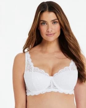 Triumph Amourette White Balcony Bra
