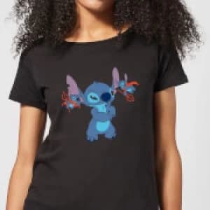 Disney Lilo And Stitch Little Devils Womens T-Shirt - Black