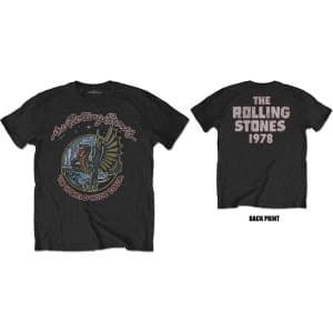 The Rolling Stones - Dragon '78 Unisex X-Large T-Shirt - Black