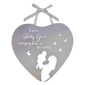 Reflections Of The Heart Christening Plaque