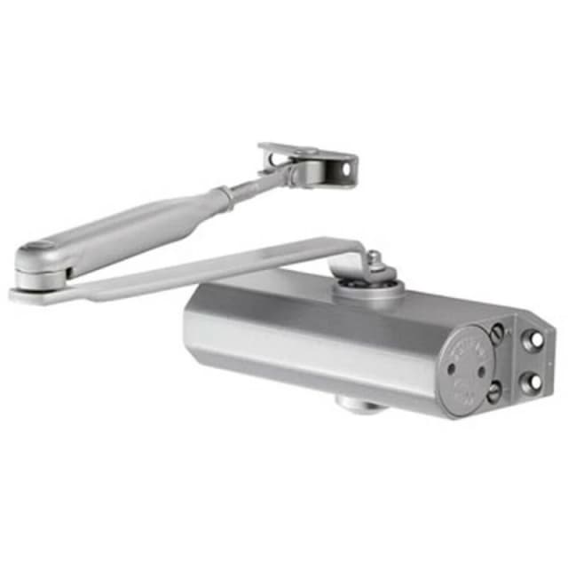 Loops General Overhead Door Closer Fixed Power 165mm Centres Size 3 Silver Metallics
