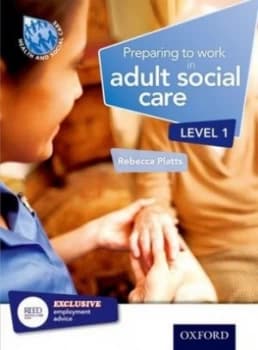 Preparing to Work in Adult Social Care. Level 1 by Rebecca Platts Paperback