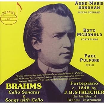 Johannes Brahms - Cello Sonatas and Songs With Cello (Donovan, Mcdonald) CD