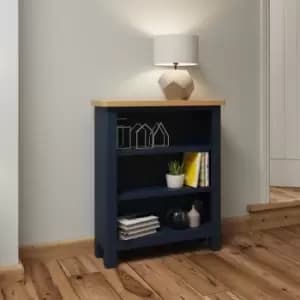 Rye Two Tone Oak & Blue Bookcase