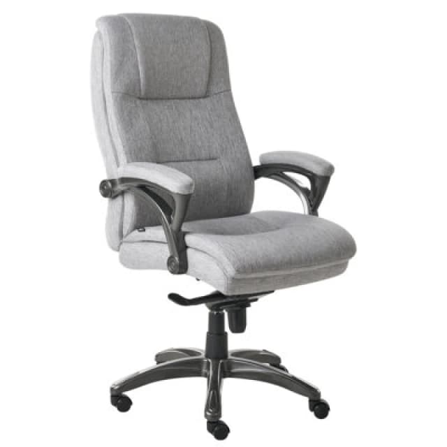 Beliani Executive Chair Magnus Linen Grey