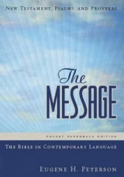 Message Pocket New Testament Psalms and Proverbs-Ms by Eugene H Peterson Book