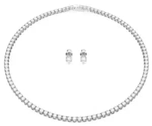 Swarovski 5647730 Matrix Tennis set Round cut, White, Jewellery
