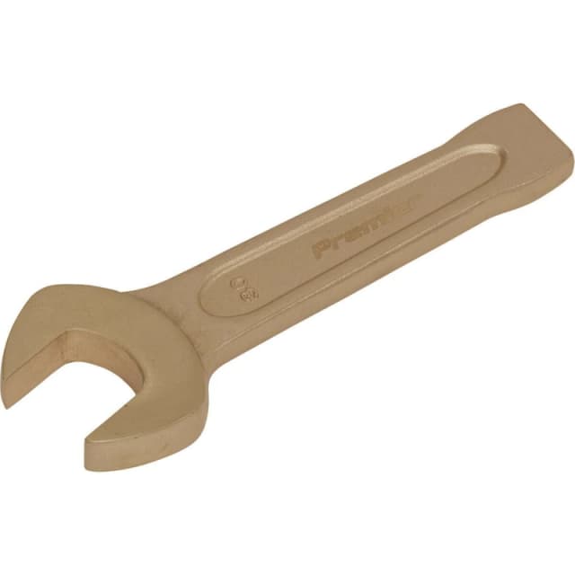 Loops 30mm Open-End Slogging Spanner - Non-Sparking - Short Profile Striking End Multi
