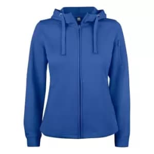 Clique Womens/Ladies Basic Active Full Zip Hoodie (M) (Royal Blue)