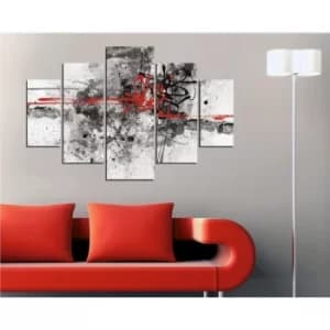 ST113 Multicolor Decorative MDF Painting (5 Pieces)