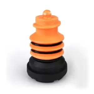 Shock Absorbing Crutch Replacement Foot - Black