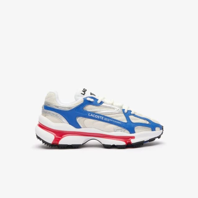 Lacoste L003 Trainers - White red White red 3