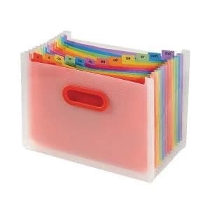 Snopake Rainbow 13 Part Desk Expander A4 15809