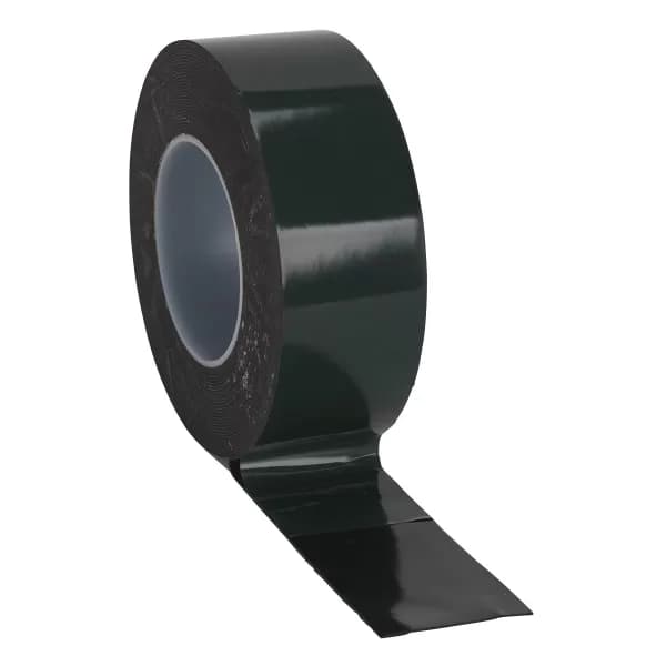 Sealey DSTG5010 Double-Sided Adhesive Foam Tape 50mm x 10mtr Green Backing