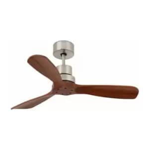 Faro Mini Lantau Matt Nickel Ceiling Fan With DC Motor 2700K