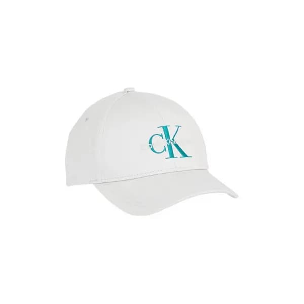Calvin Klein Jeans Monogram Embroidered Cap - White One Size
