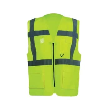 Hi-vis Executive Vest (EN20471) Yellow - M - Tuffsafe