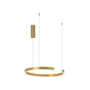 Larissa Ilio Ceiling Pendant Light 30W 3000K Aluminium E Brushed Gold Matt