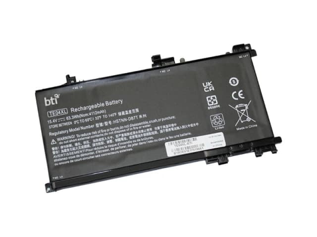 BTI BTI Replacement 4 cell battery for OMEN 15-ax001la 15-ax002la 15-ax007ng 15-AX010CA 15-ax012TX 15-AX013DX 15-ax013TX 15-ax014TX 15-ax015TX 15-ax01