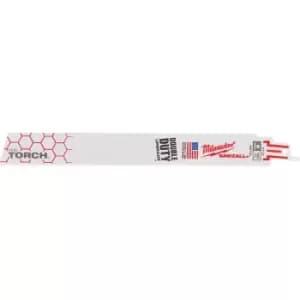 Milwaukee Heavy Duty TORCH Demolition Reciprocating Sabre Saw Blades 230mm Pack of 25