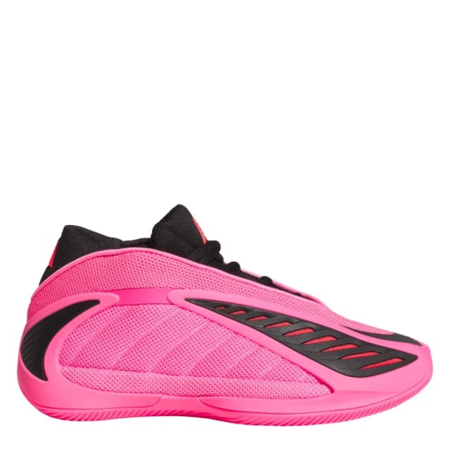 adidas Unisex Kids Anthony Edwd2 Basketball Trainers Pink/Black/Red unisex 3 (35.5)
