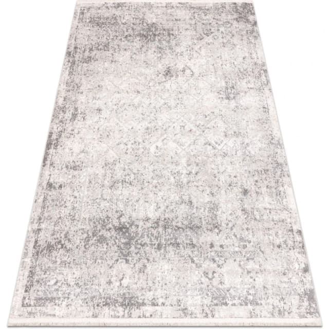 RugsX Distin 0200A Grey / Light Grey / White Modern Carpet - Rhombuses, Fram 80X150 Cm