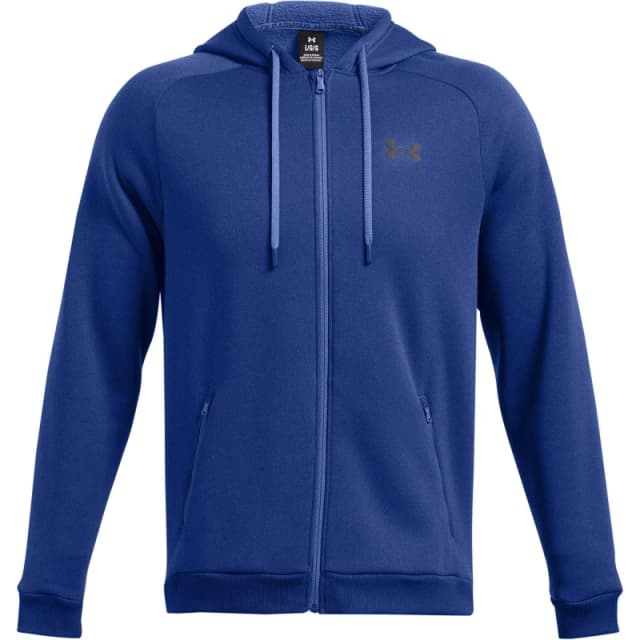 Under Armour Mens Fleece Full-Zip Performance Hoodie Blue male XS