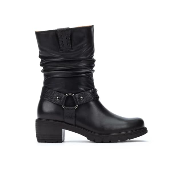 Pikolinos San Sebastia W1T-9590 Leather Womens Ankle Boots - Black - Size:UK 7-7.5