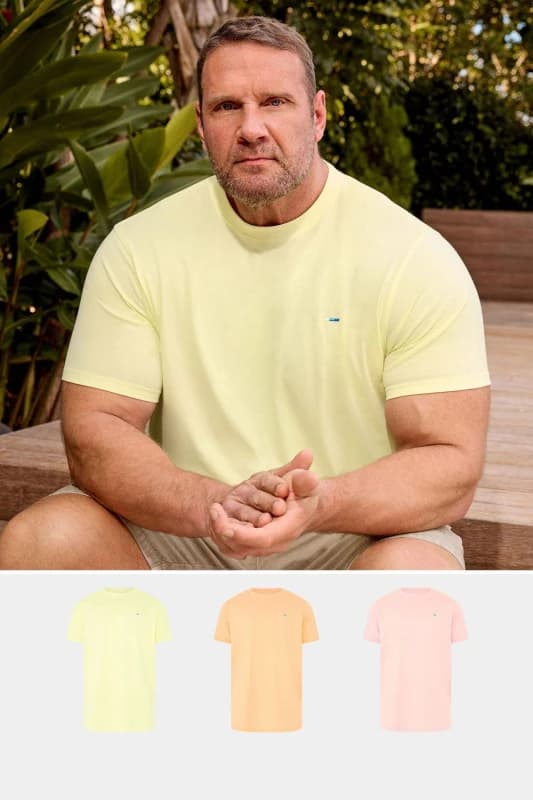 BadRhino Mens 3 Pack Core T-Shirts Size: XL Multicolor Male XL