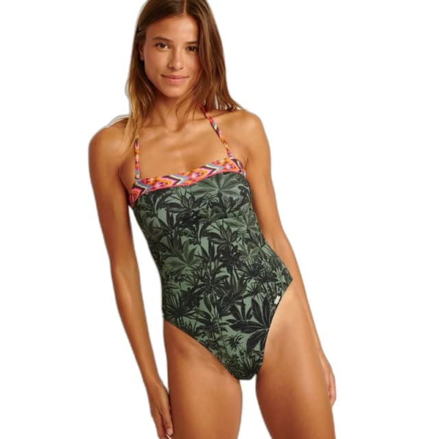 banana moon Womens 1 Piece swimsuit Banana Moon Juliet Toundra Vert Female S