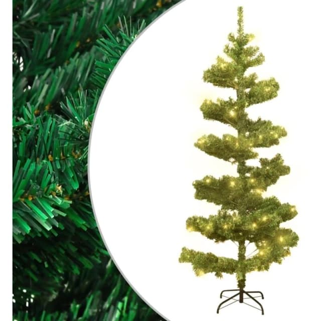 VIDAXL Swirl Pre-lit Christmas Tree with Stand Green 150cm pvc Vidaxl 8720287021209