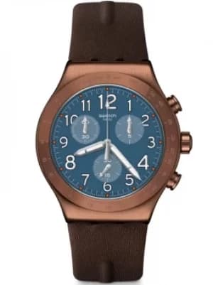 Swatch Mens Back To Copper Watch YVC100