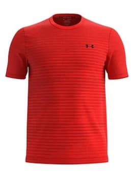 Urban Armor Gear Training Seamless Fade Short Sleeve T-Shirt - Orange, Size L, Men