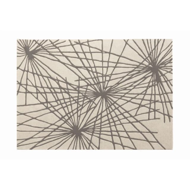 Esselle Aura Starburst Natural / Charcoal 200 x 290cm Rug Charcoal unisex 200x290cm