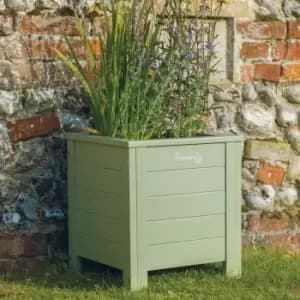 Florenity Verdi Square Planter Green