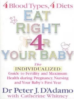 Eat Right for Your Baby by Peter Dadamo and Catherine Whitney Paperback