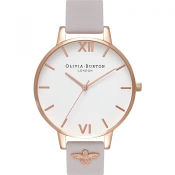 Embellished 3D Bee Rose Gold & Blush Watch